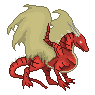 Dragon Icon Red Stripe by RavensMourn
