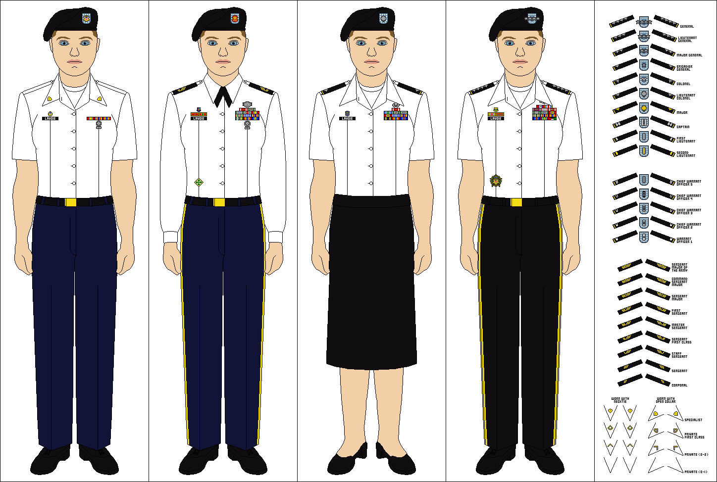 Military Class B Uniform 24