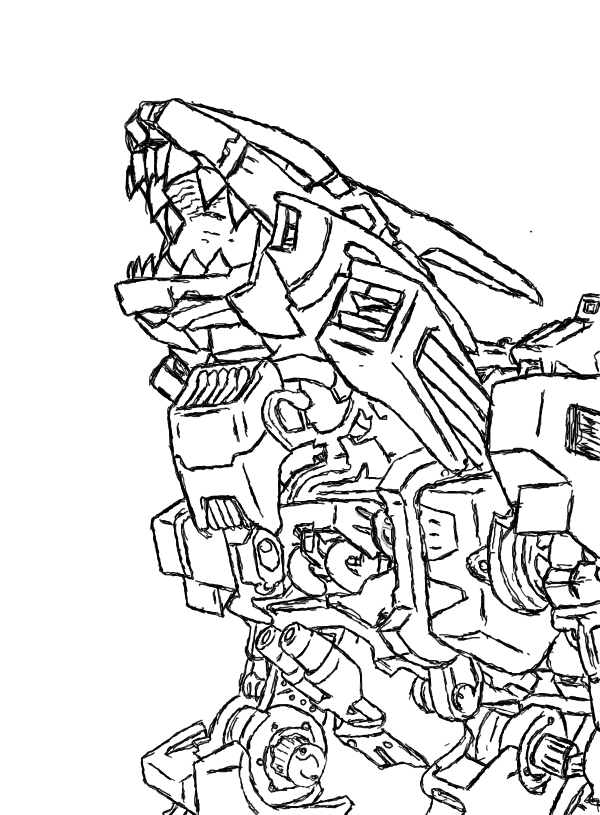 zoids coloring pages - photo #20