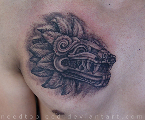 Quetzalcoatl by Benjamin Otero by needtobleed on DeviantArt
 Quetzalcoatl Head Tattoos