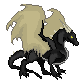 Dragon Icon Black by RavensMourn