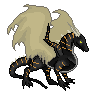 Dragon Icon Black Stripe by RavensMourn