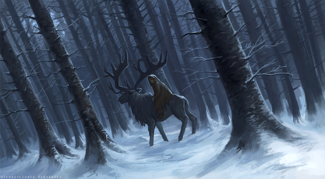 snowy forest clipart - photo #9