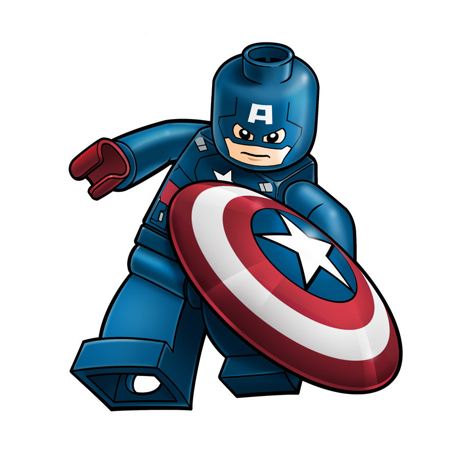Avengers Lego - Captain America by RobKing21 on DeviantArt