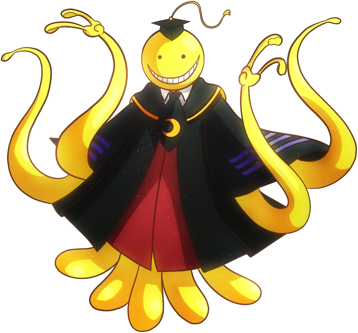 A while back I decided to try and doodle Koro : r/Korosensei