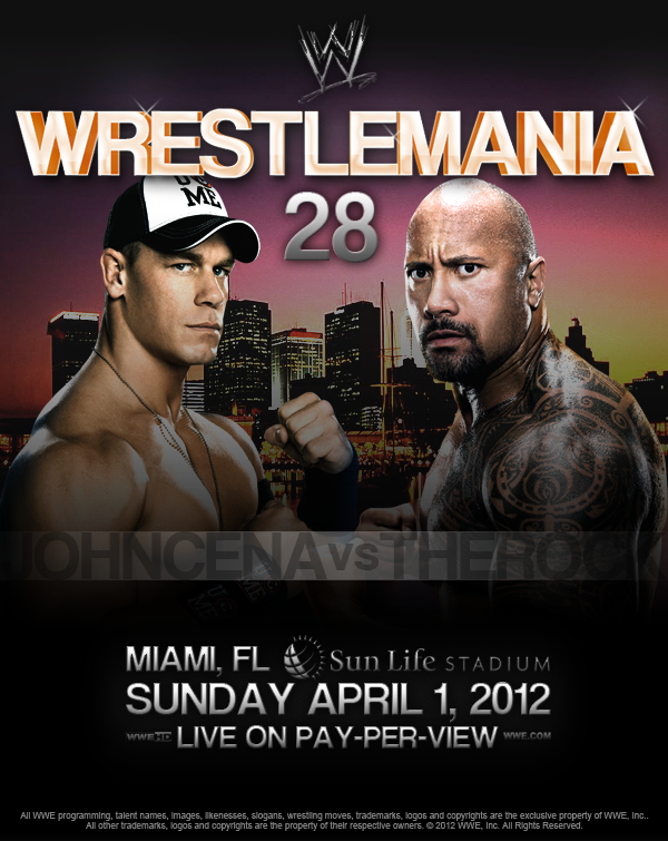 WWE Wrestlemania 28 Poster by MattiaZingale