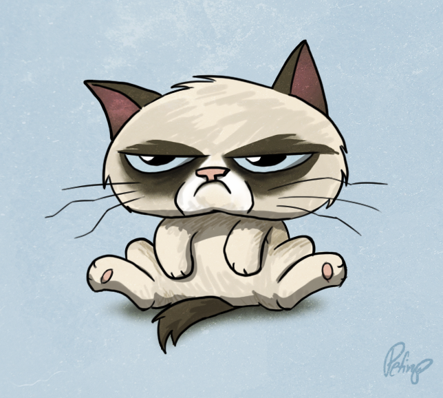 Grumpy Cat by petirep on DeviantArt