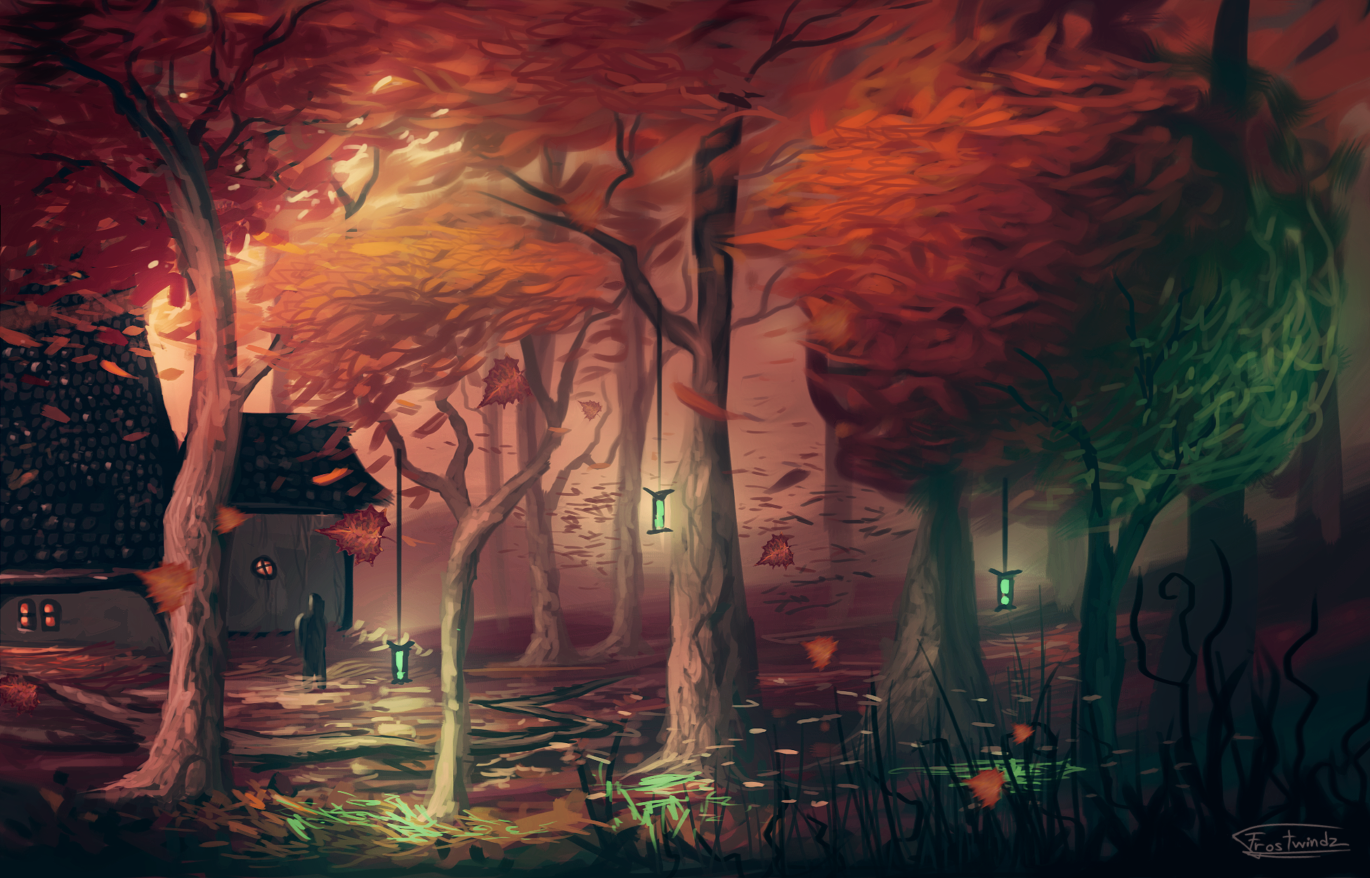 Magic Autumn Forest by Frostwindz on DeviantArt