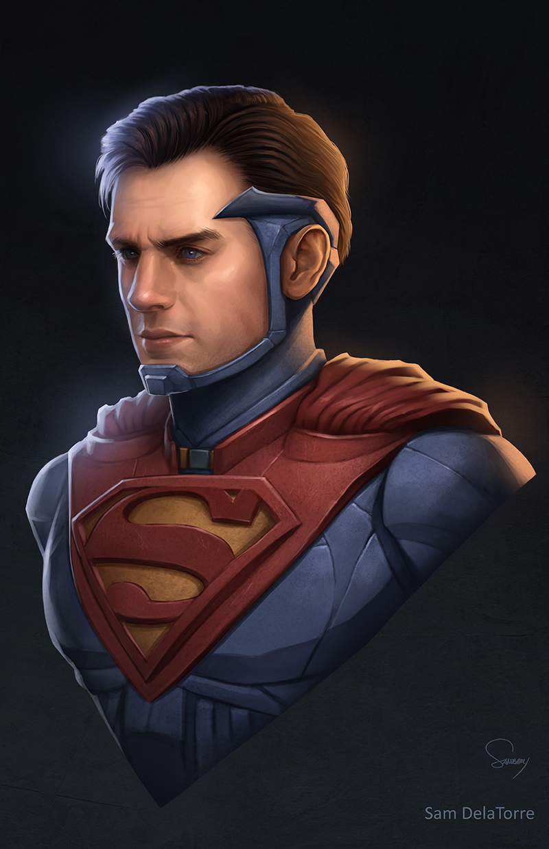 ArtStation - DC Trinity- Superman (Injustice 2), Sam 
