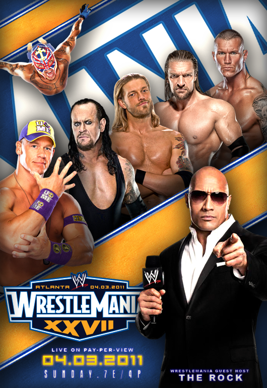 WrestleMania 27 Poster by Randy-Keith-Orton