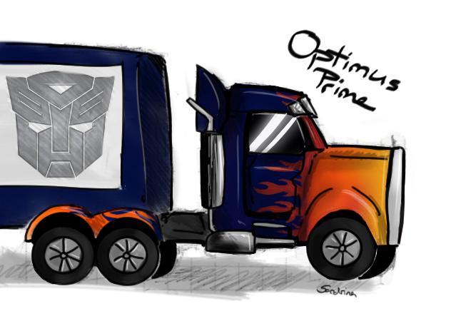 Optimus prime truck by SH-Illustration on DeviantArt