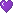 small heart - purple