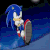 Sonic Running Backwards Emoticon