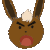 Ginger the Eevee 'Mad Noes' (Usable Emoticon)