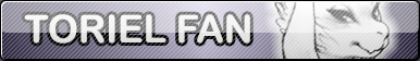 Undertale Toriel fan button by SilverFlame666