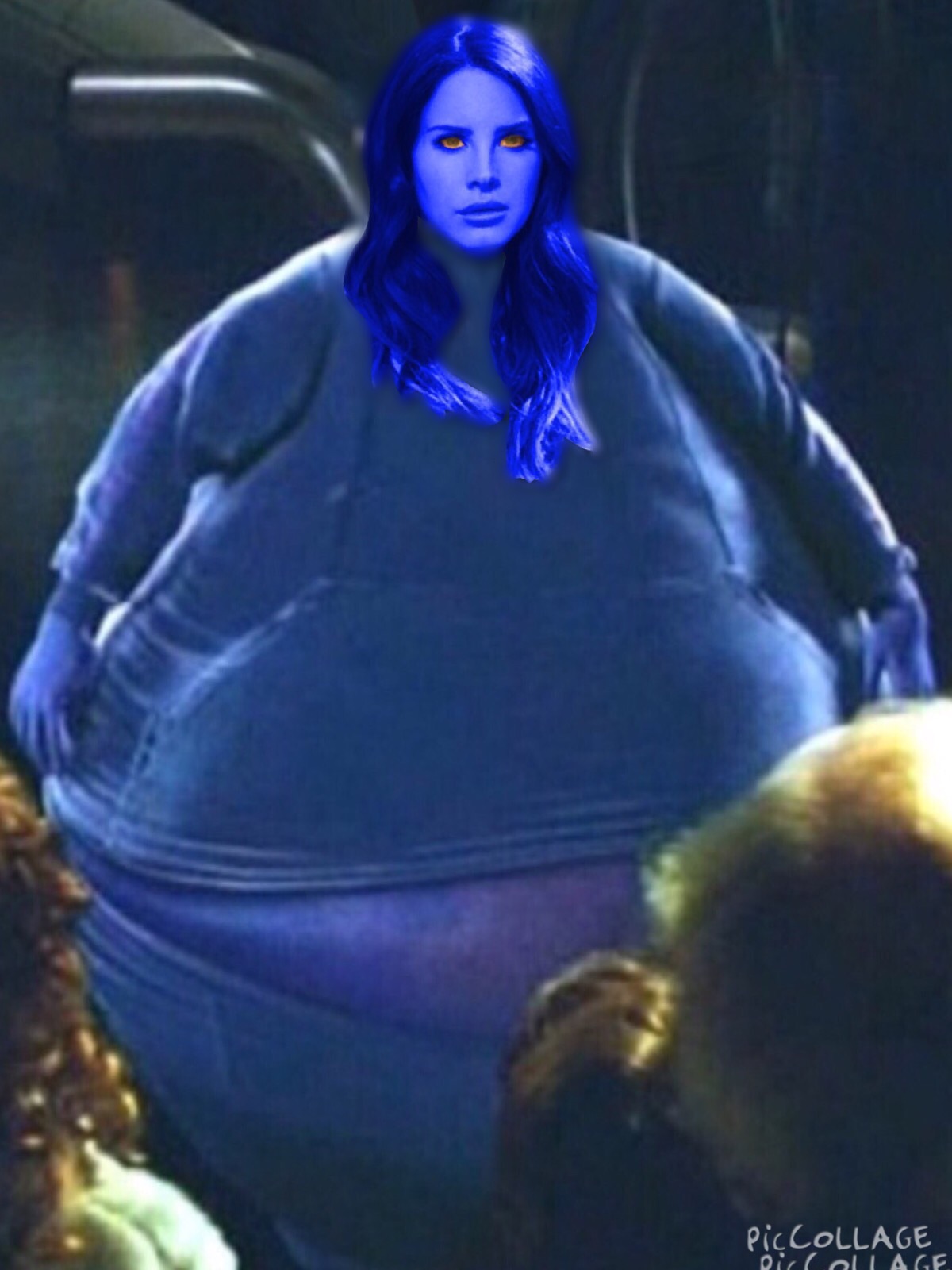 blueberry woman inflation cat