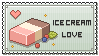 Icecream Love Stamp by wangqr