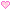 tiny light pink heart