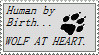 Wolf at Heart Stamp by Aura-BleedingHeart