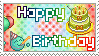 Happy Birthday Stamp by vasselli