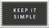 keep it simple by simplicity-fan