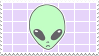 // alien stamp by anxi0usCactus
