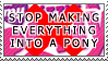 Anti-Ponification Stamp by Scattered-Stamps