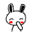Bunny Emoji-24 (Wave Kiss) [V2]