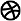 Dribbble (black) Icon mini