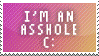 I'm an asshole c: by Dezenerate