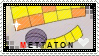 UT - Mettaton Stamp by whitenoize