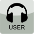 Headphone User Stamp (small) by MarcellenNeppel