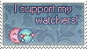 [Stamp] I support my watchers! by Harley-Kin