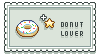 Stamp - Donut lover by firstfear
