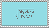 Algebra Sucks Stamp by ladieoffical