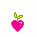 Heart berry pixel