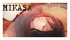 Mikasa Ackerman Stamp by cookiebearkitten