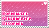 Borderline PD stamp by nintendoqs