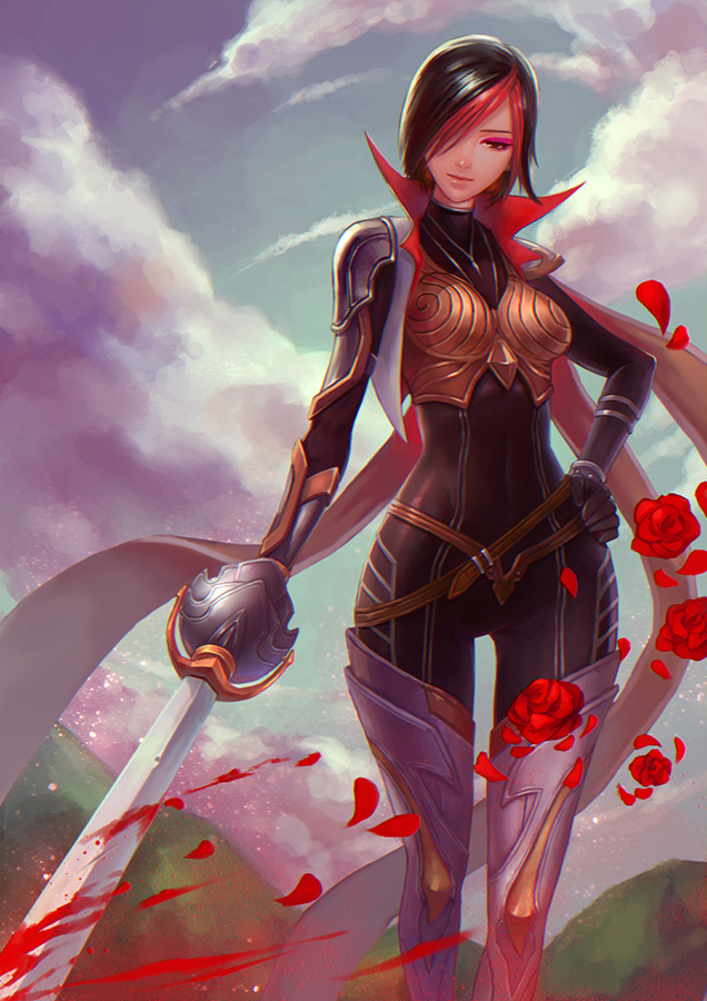 vampires - Characters: Vampires __fiora_laurent_league_of_legends_drawn_by_shengxi_by_rachelrenston-dbk6yzu
