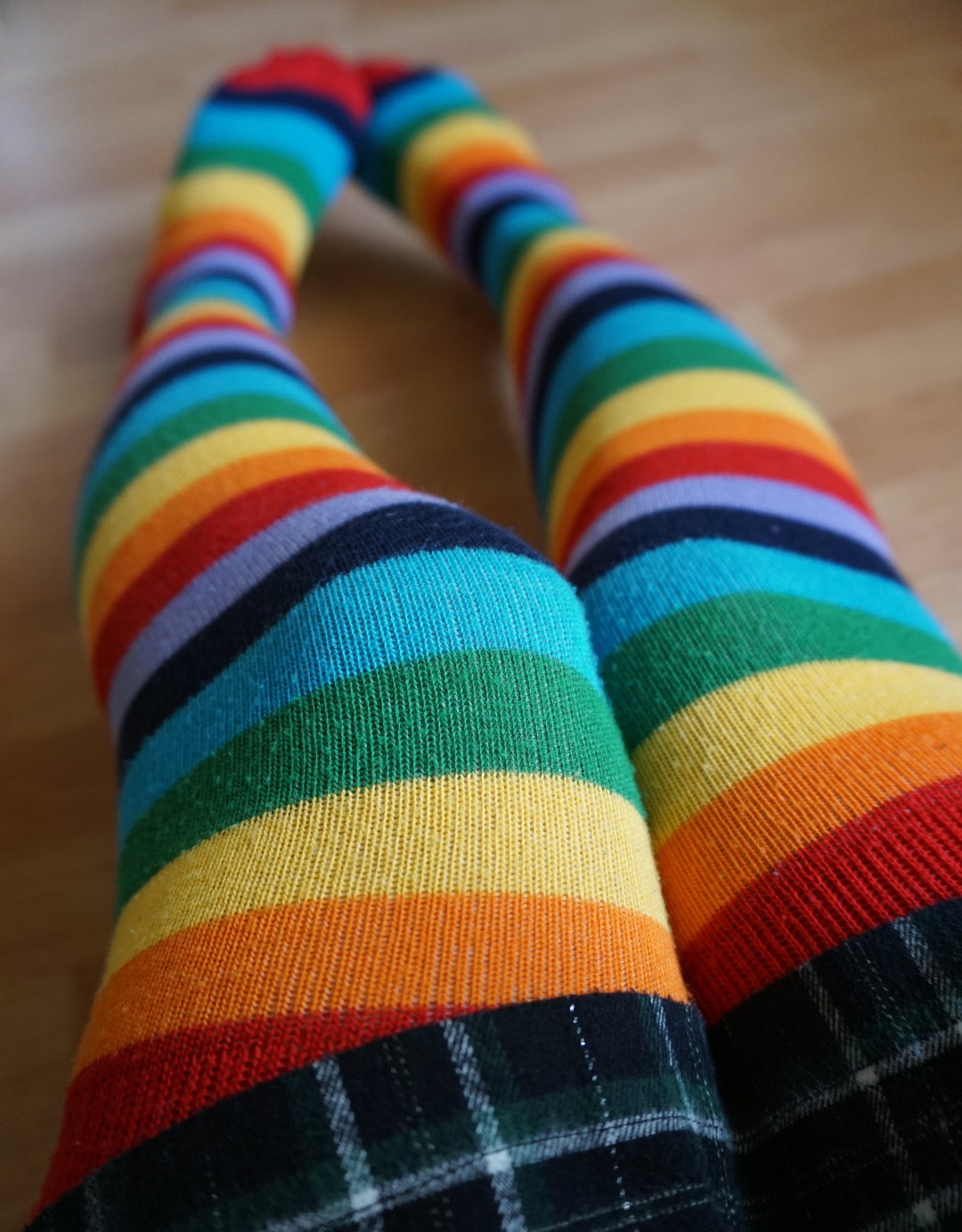 Rainbow Socks by Yonnji on DeviantArt
