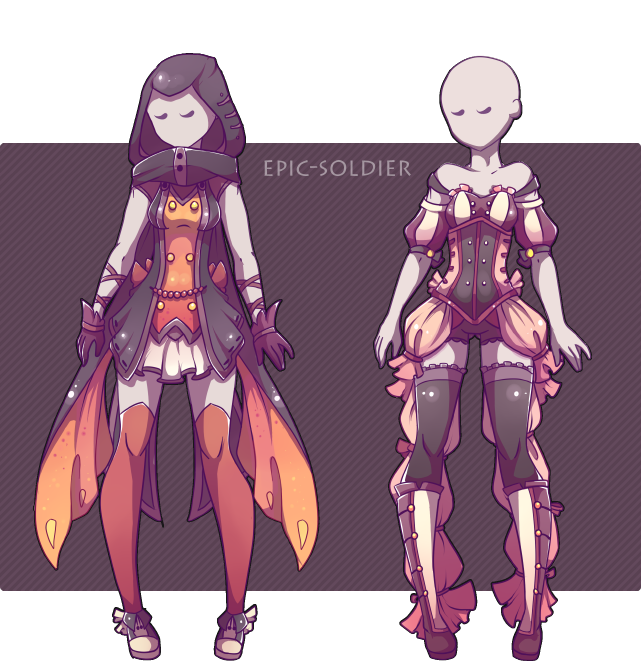 Costume adoptables 14(CLOSED) by Epic-Soldier on DeviantArt