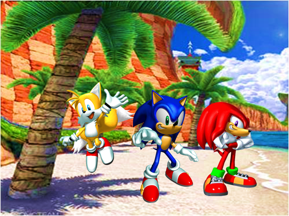 Sonic Tails and Knuckles in Sonic Heroes by 9029561 on DeviantArt