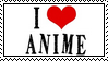 DO NOT FAVE - I Love Anime by stamps-club