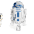 BB-8 Rolls Around R2-D2 Icon
